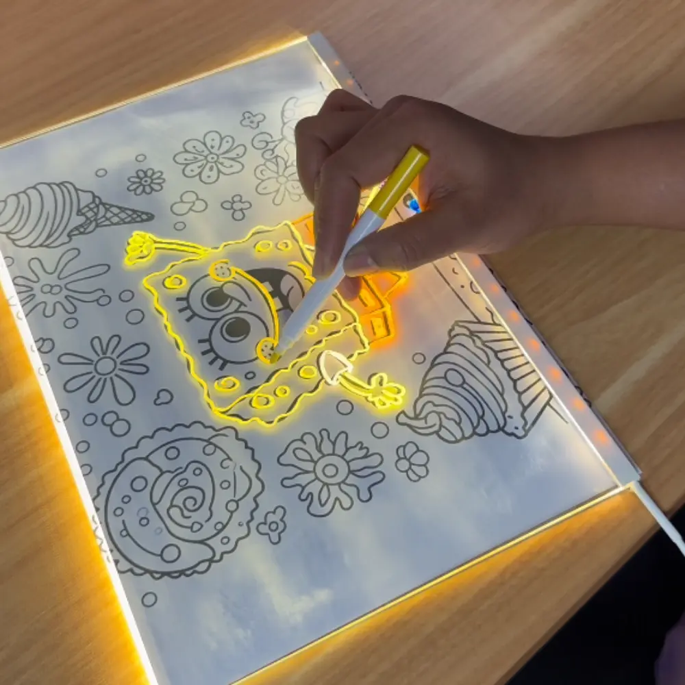 لوحة الكتابة و الرسم المضيئة